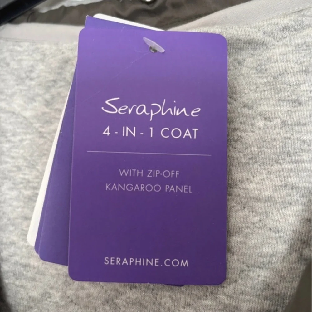 Seraphine 3-in-1 Maternity & Baby Wearing Coat Size 4 - Picture 7 of 7